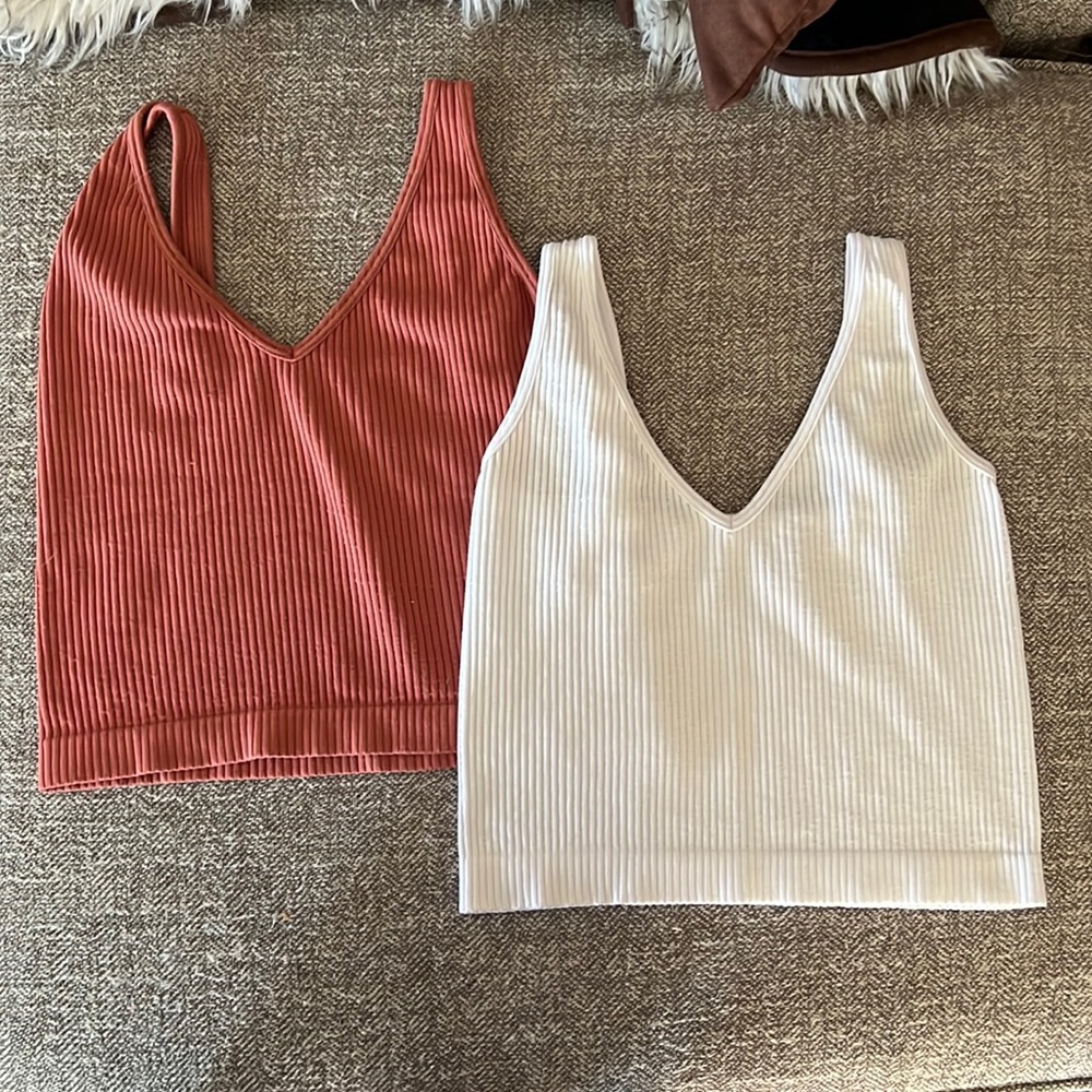 Free people crop tanks